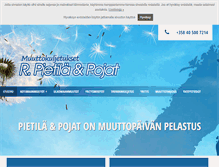 Tablet Screenshot of muuttopietila.fi